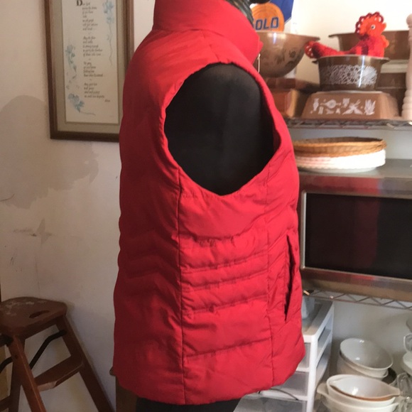 George Red Feather Down Winter Vest - Picture 2 of 7